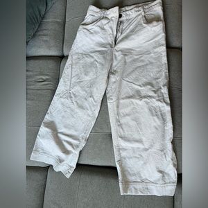 Corduroy wide leg pants